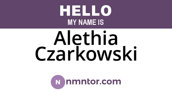 Alethia Czarkowski