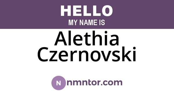Alethia Czernovski