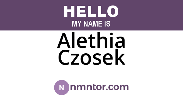 Alethia Czosek
