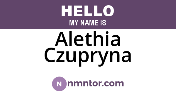 Alethia Czupryna