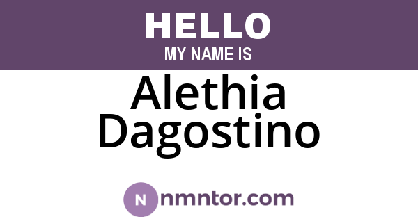 Alethia Dagostino
