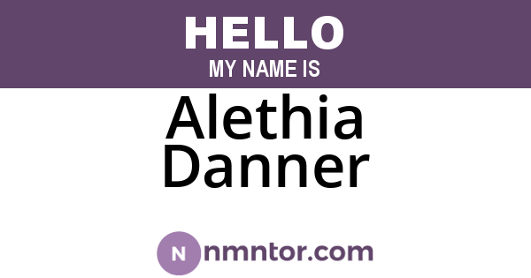 Alethia Danner