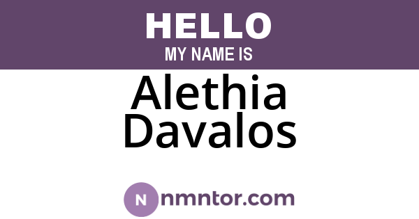 Alethia Davalos