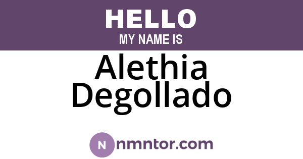 Alethia Degollado