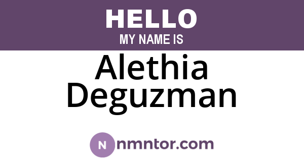Alethia Deguzman