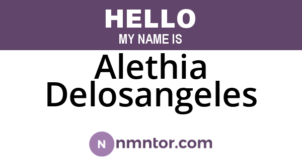 Alethia Delosangeles