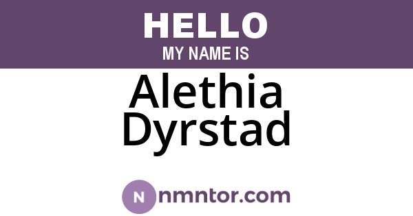 Alethia Dyrstad