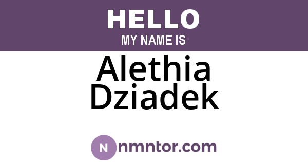 Alethia Dziadek