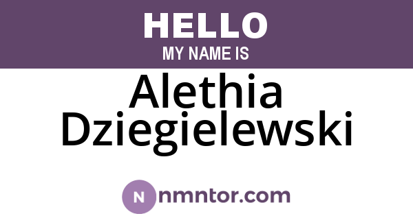 Alethia Dziegielewski