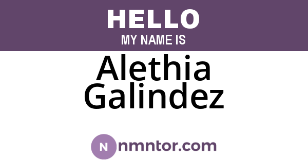 Alethia Galindez