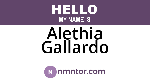 Alethia Gallardo