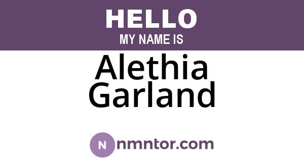 Alethia Garland