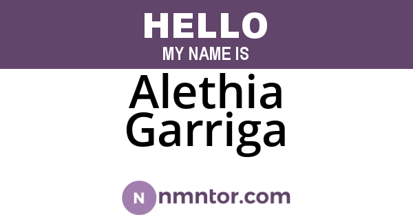 Alethia Garriga