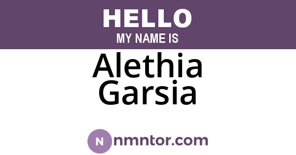 Alethia Garsia