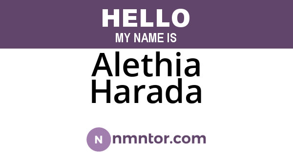 Alethia Harada