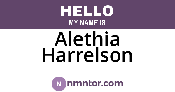 Alethia Harrelson