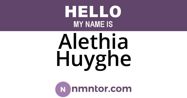 Alethia Huyghe