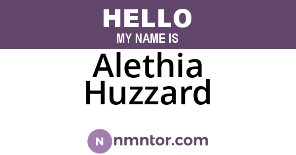 Alethia Huzzard
