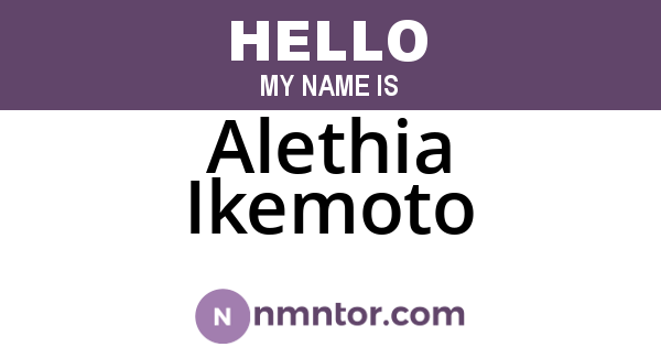 Alethia Ikemoto