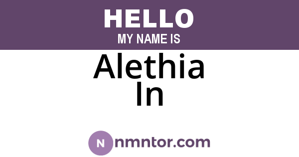Alethia In