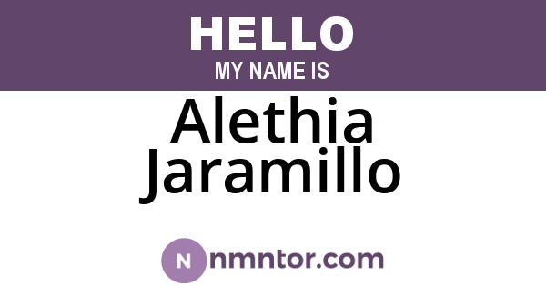 Alethia Jaramillo
