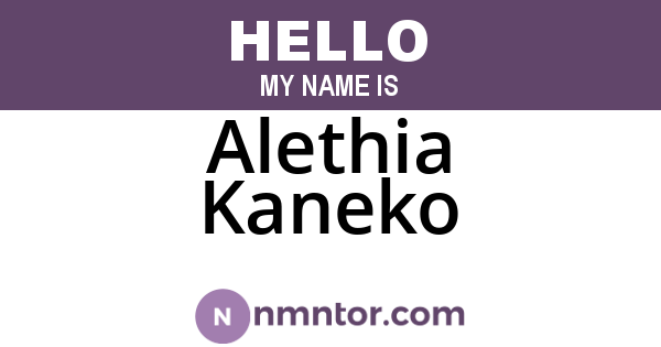 Alethia Kaneko