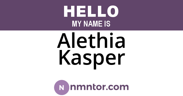 Alethia Kasper