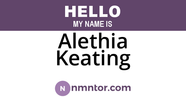 Alethia Keating