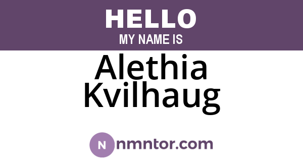Alethia Kvilhaug
