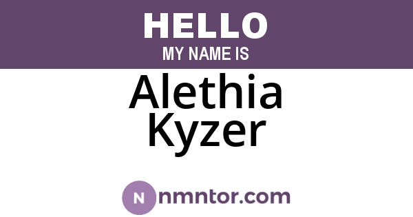 Alethia Kyzer