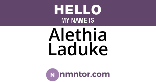 Alethia Laduke