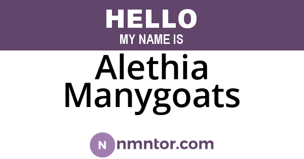 Alethia Manygoats