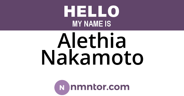 Alethia Nakamoto