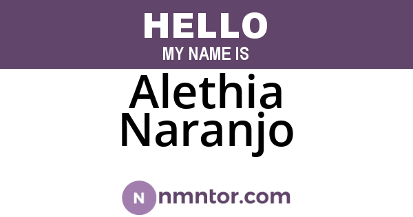 Alethia Naranjo