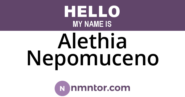 Alethia Nepomuceno