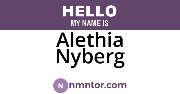 Alethia Nyberg