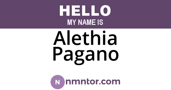 Alethia Pagano