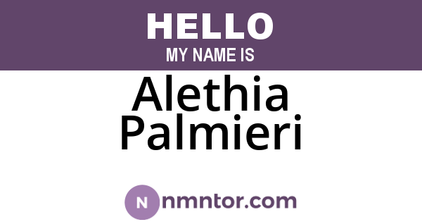 Alethia Palmieri