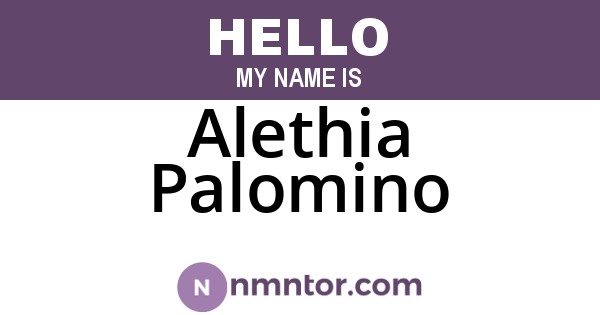 Alethia Palomino