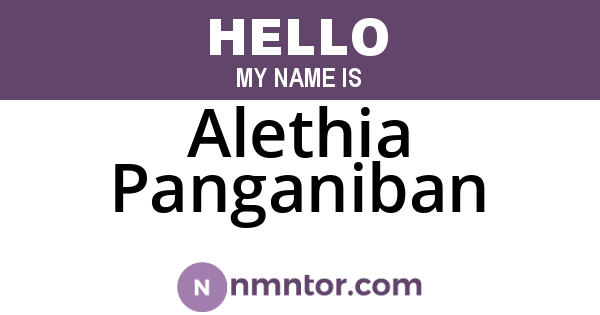 Alethia Panganiban