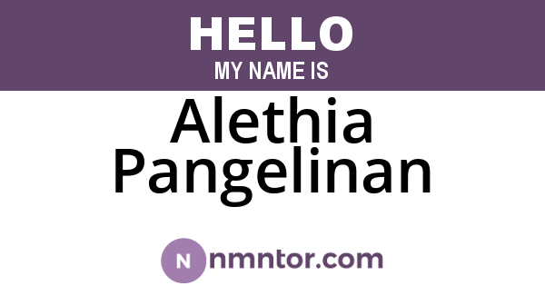 Alethia Pangelinan
