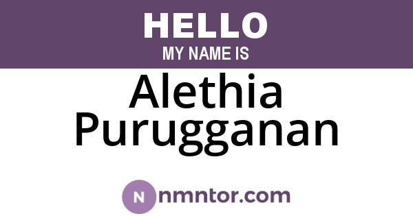 Alethia Purugganan