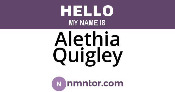 Alethia Quigley