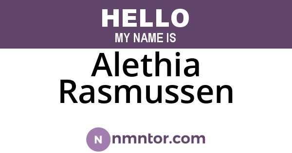 Alethia Rasmussen