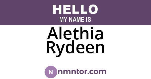 Alethia Rydeen