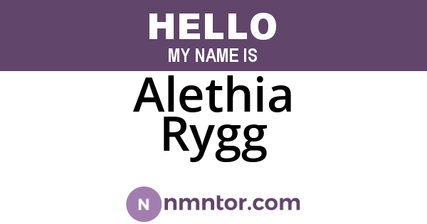 Alethia Rygg