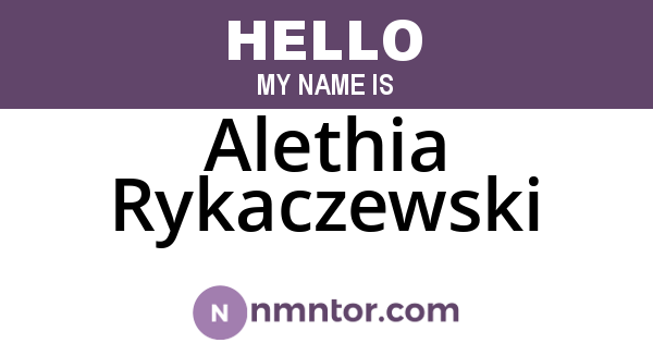 Alethia Rykaczewski
