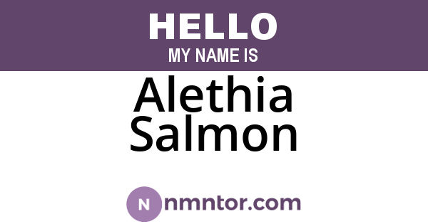 Alethia Salmon