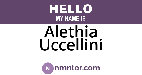 Alethia Uccellini