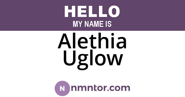 Alethia Uglow